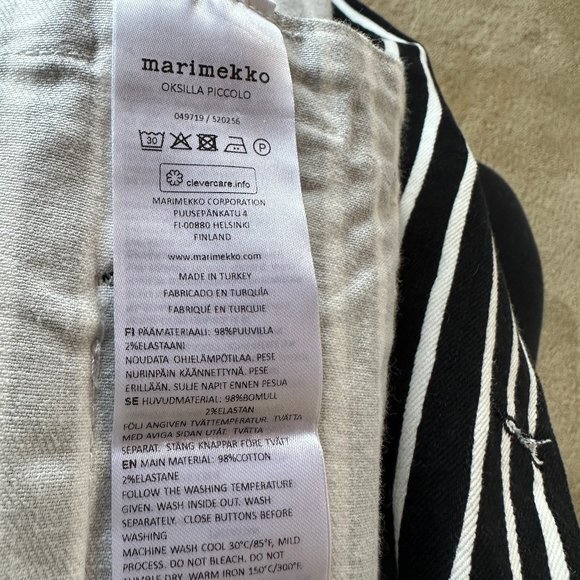 Marimekko Oksilla Piccolo Twill Coat - Picture 7 of 7